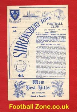 Shrewsbury Town v Oldham Athletic 1964