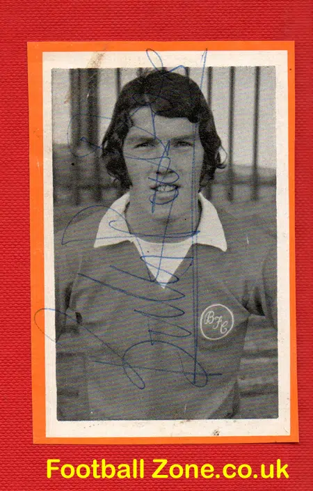 Blackpool Team Squad Multi Autographed 1972 - 73