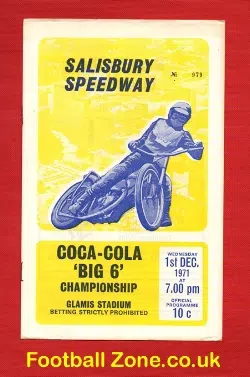 Salisbury Speedway Big 6 Coca Cola Championship 1971