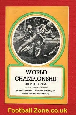 World Speedway Championship British Final 1972