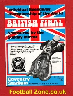 World Speedway Championship British Final 1975
