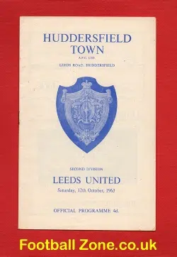 Huddersfield Town v Leeds United 1963
