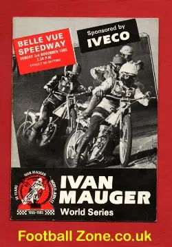 Belle Vue Speedway Ivan Mauger World Series 1985