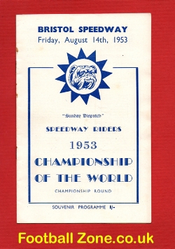 Bristol Speedway Championship Of The World 1953