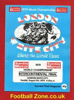 World Speedway inter Continental Final 1979 London