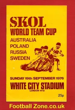World Speedway Team Cup Final 1976 - London