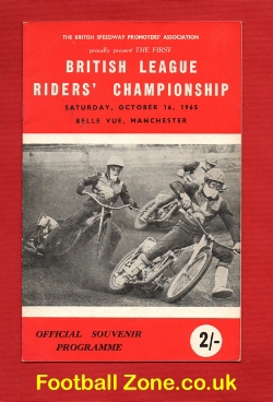 British League Riders Championship 1965 at Belle Vue