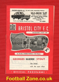 Bristol City v Swansea 1960