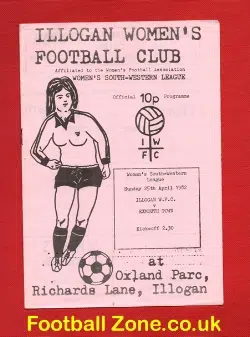Illogan Ladies v Exmouth Town 1982 - Womens Football Match