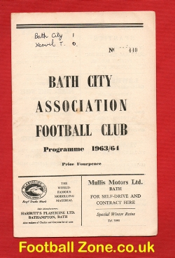 Bath City v Yeovil Town 1963
