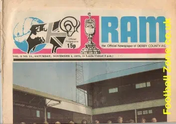 Derby County v Leeds United 1975