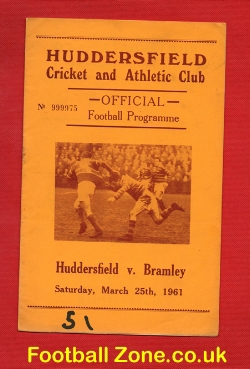 Huddersfield Rugby v Bramley 1961