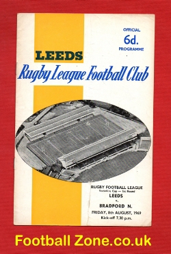 Leeds Rugby v Bradford Northern 1969