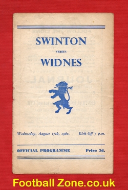 Swinton Rugby v Widnes 1960