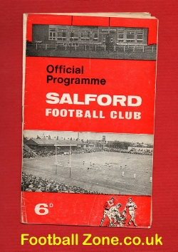 Salford Rugby v Widnes 1969