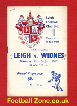 Leigh Rugby v Widnes 1967