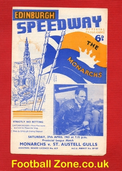 Edinburgh Speedway v St Austell 1963