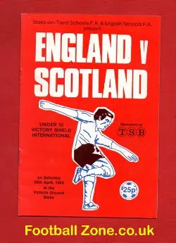 England v Scotland 1983 - Under 15s Kevin Pressman