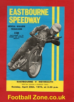 Eastbourne Speedway v Weymouth 1974