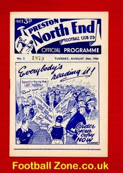 Preston North End v Arsenal 1960