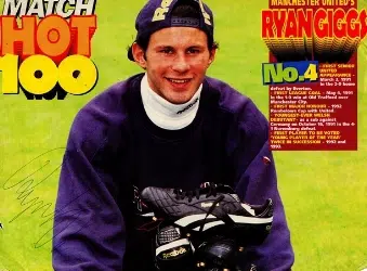 Manchester United Ryan Giggs Autograph Signed Magazine Picture