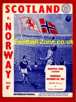 Scotland v Norway 1963