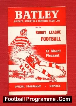 Batley Rugby v Leigh 1969
