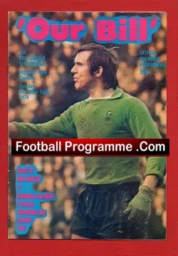 Bill Glazier Testimonial Benefit Coventry City 1974 World Cup 66 Bobby Charlton