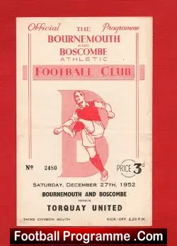Bournemouth v Torquay United 1952