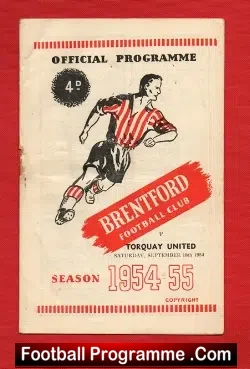 Brentford v Torquay United 1954