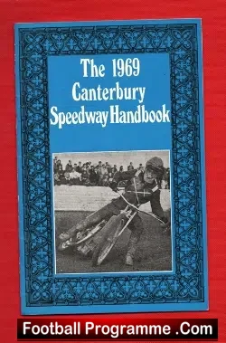 Canterbury Speedway Handbook 1969