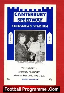 Canterbury Speedway v Berwick 1975
