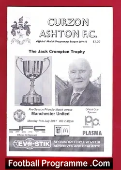Curzon Ashton v Manchester United 2011 – Jack Crompton Trophy