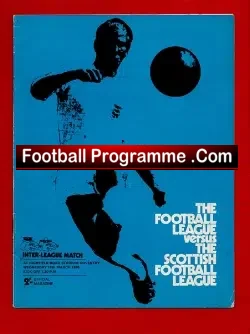Football League v Scotland League 1970 - at Coventry - football programme
