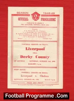 Liverpool v Derby County 1948