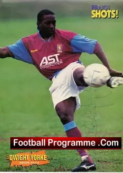 Manchester United Dwight Yorke Signed Picture + Steve Stone
