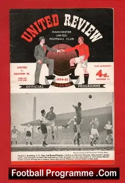 Manchester United v Bolton Wanderers 1955