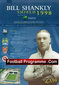 Preston North End v Manchester City 1998 – Bill Shankly + Signed
