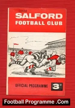 Salford Rugby v Oldham 1964
