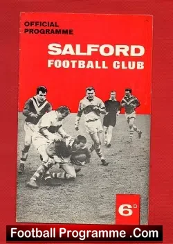 Salford Rugby v Swinton 1965