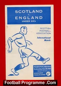 Scotland v England 1962 – at Aberdeen + Moore + Gilzean