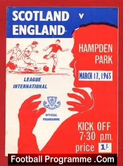 Scotland v England 1965