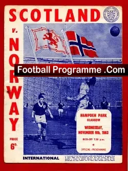 Scotland v Norway 1963