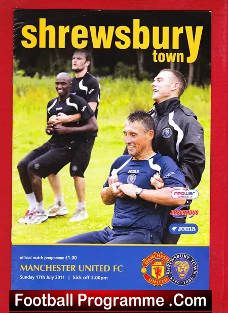 Shrewsbury Town v Manchester United 2011