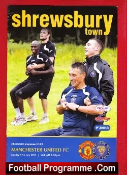 Shrewsbury Town v Manchester United 2011