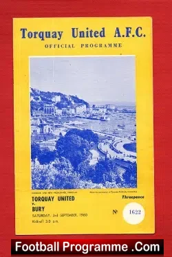 Torquay United v Bury 1960 – Champions