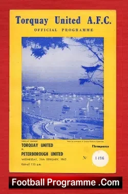 Torquay United v Peterborough United 1962