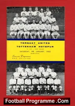 Torquay United v Tottenham 1965 – FA Cup