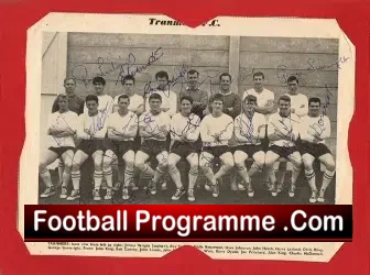 Tranmere Multi Signed Team Picture 1964