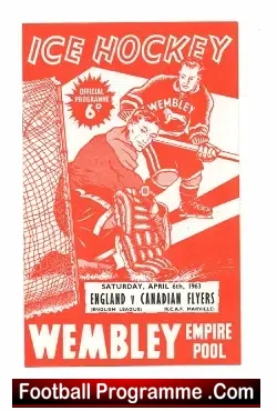 Wembley Lions Ice Hockey v Canadian Flyers 1963 – Canada